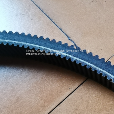 Agriculture belt of double side teeth HO2389 HO2134 kevlar thread glass fiber for Harvester, tractor, Peanut machine